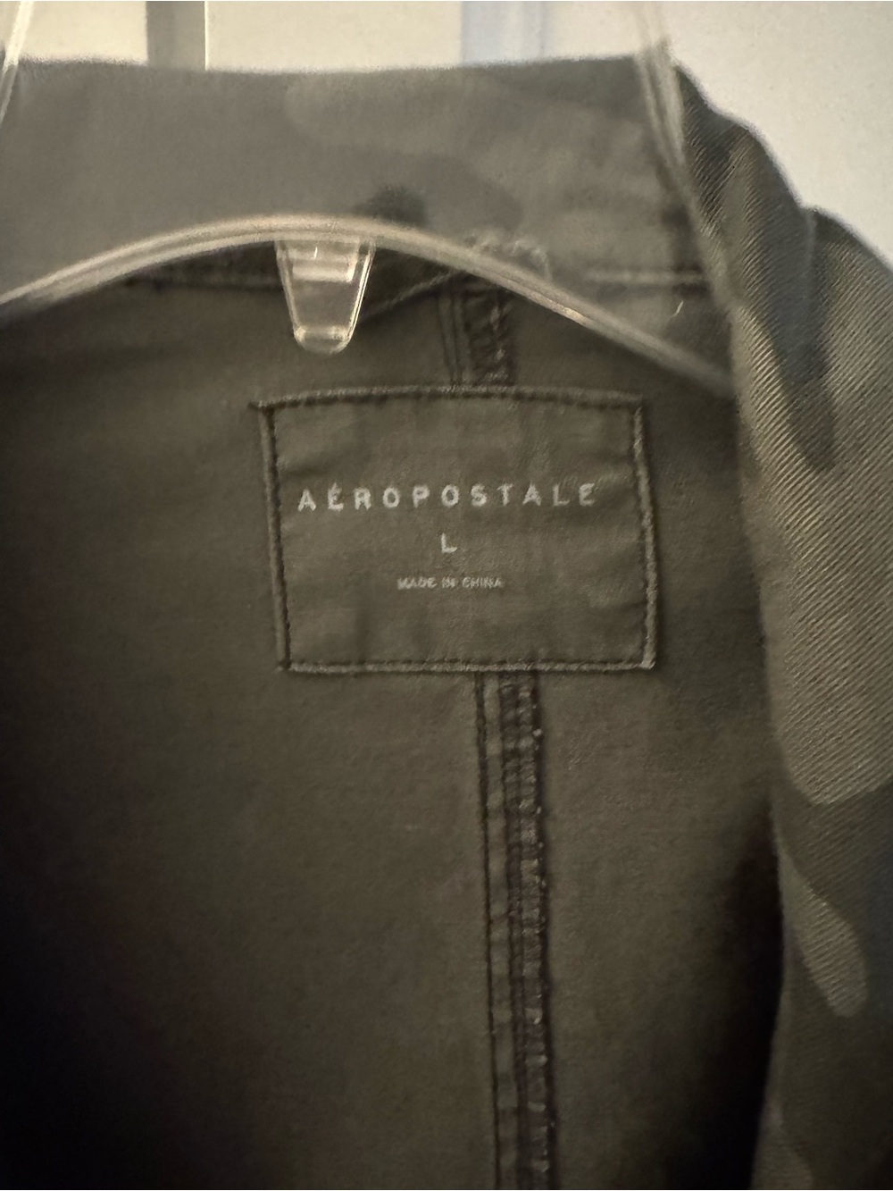 Aeropostale Women's Olive Camo Utility Jacket - Picture 2 of 3